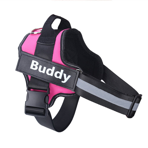 Personalized Dog Harness NO PULL Reflective Breathable Adjustable Pet