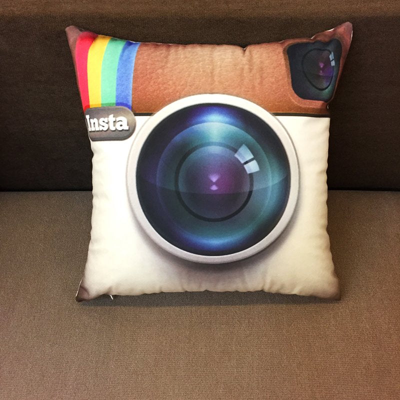 Social Logo Pillow