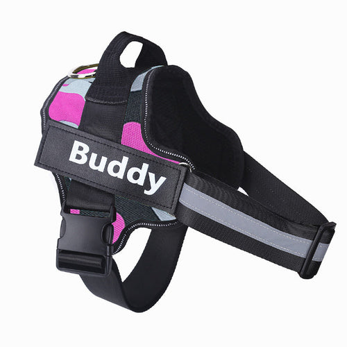 Personalized Dog Harness NO PULL Reflective Breathable Adjustable Pet