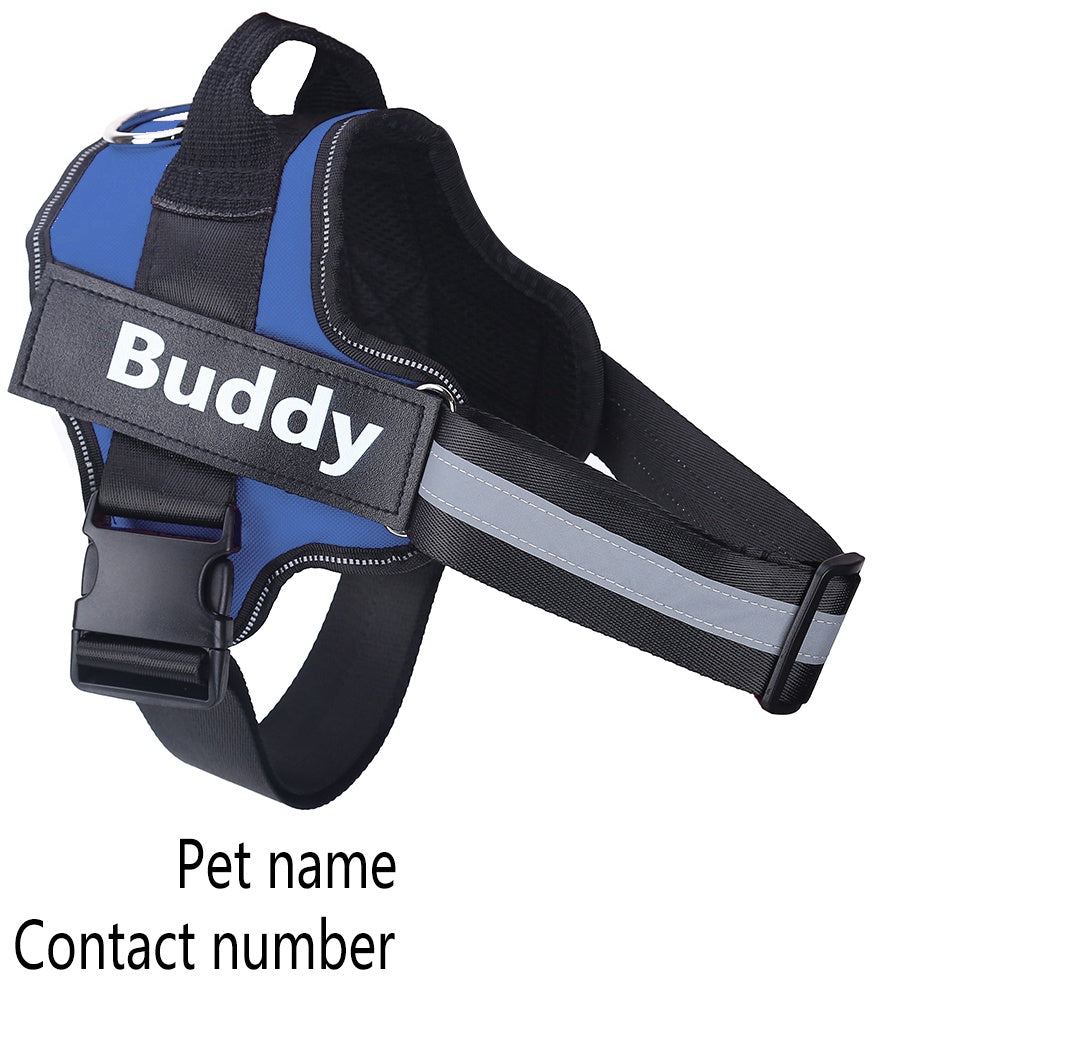 Personalized Dog Harness NO PULL Reflective Breathable Adjustable Pet