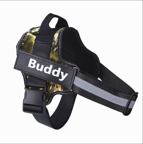 Personalized Dog Harness NO PULL Reflective Breathable Adjustable Pet