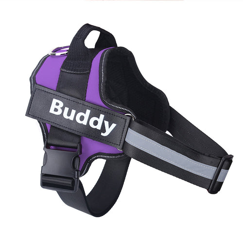 Personalized Dog Harness NO PULL Reflective Breathable Adjustable Pet