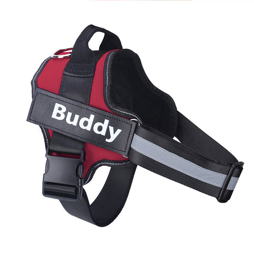 Personalized Dog Harness NO PULL Reflective Breathable Adjustable Pet