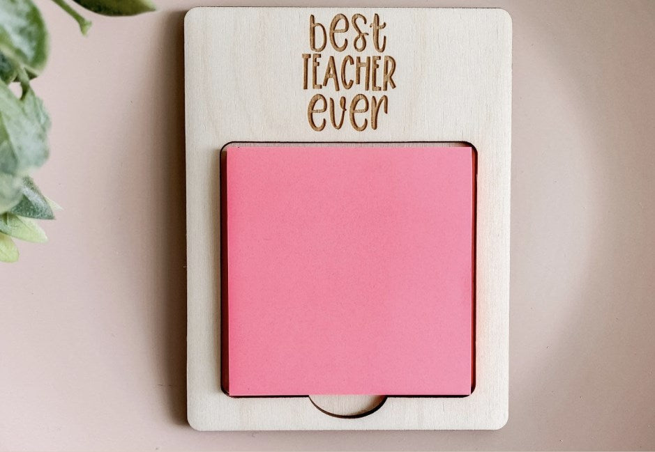Personalized Post It Note Holder For Teachers & More