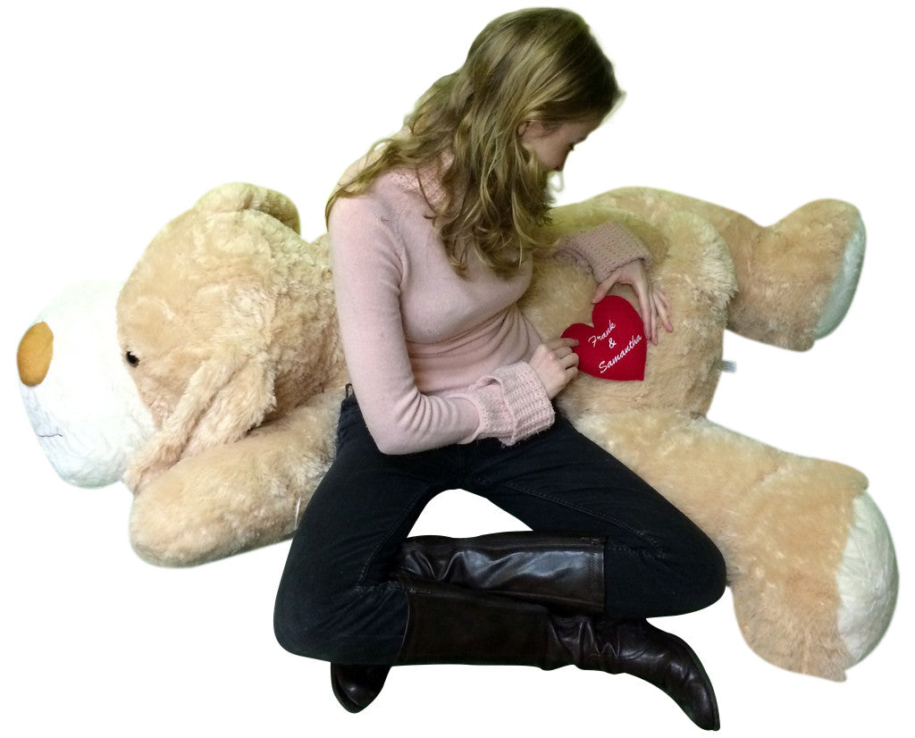 Custom Personalized Giant Stuffed Dog 60 Inch Soft Customized With
